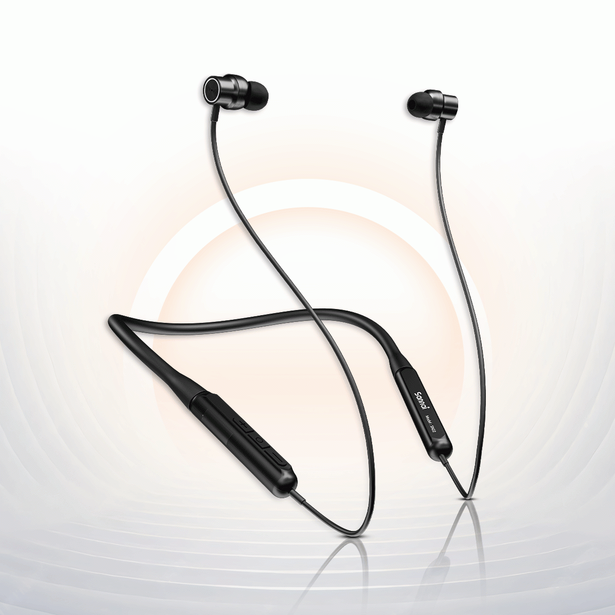 SN-22 Super Bass Neckband – 15-Hour Playtime, Quick Charge, Clear Calls & Exclusive Bass